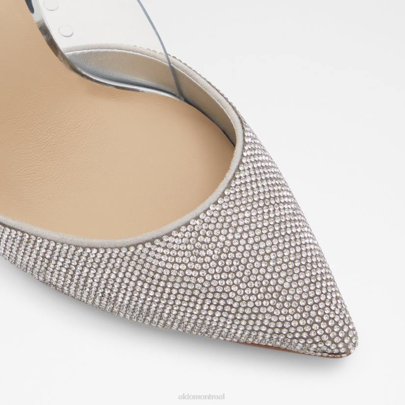 Aldo footwear VD8R9544 Aldo chaussure à talons hauts violetta argentée à la mode