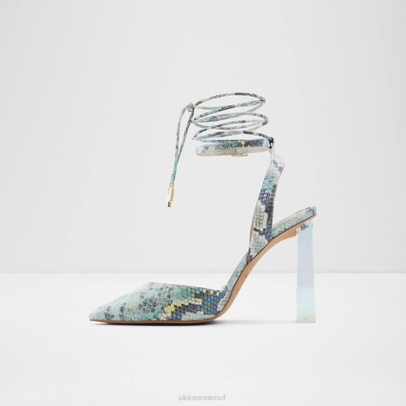 Aldo footwear VD8R9609 Aldo tilah chaussure à talons à lanières vert clair mode