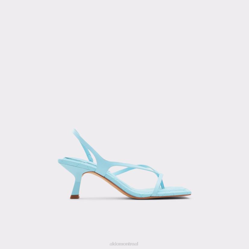 Aldo footwear VD8R9639 Aldo mode bleu vif loni lanières talon haut sandale talon bloc