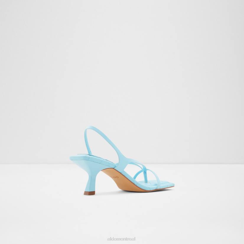 Aldo footwear VD8R9639 Aldo mode bleu vif loni lanières talon haut sandale talon bloc