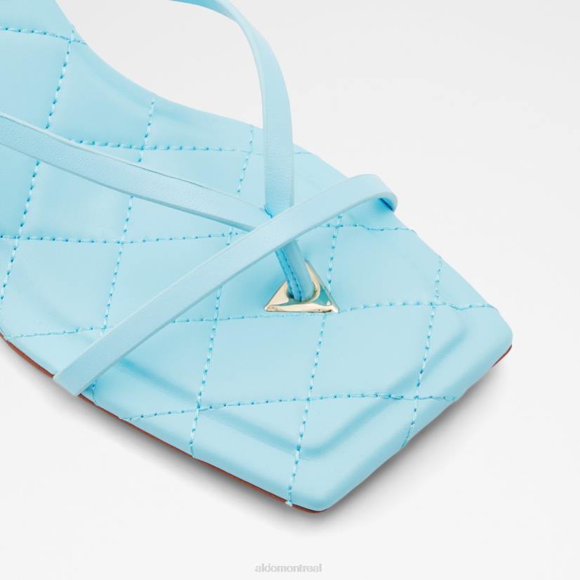 Aldo footwear VD8R9639 Aldo mode bleu vif loni lanières talon haut sandale talon bloc