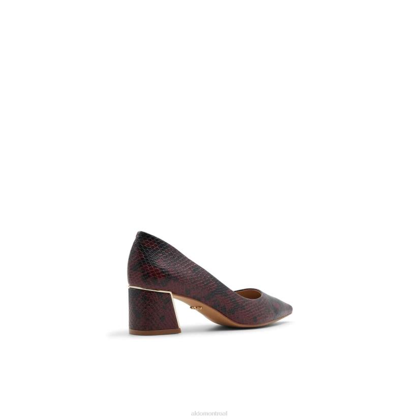 Aldo footwear sale VD8R2480 Aldo chaussure à talons elamaever rouge à la mode, talon bloc