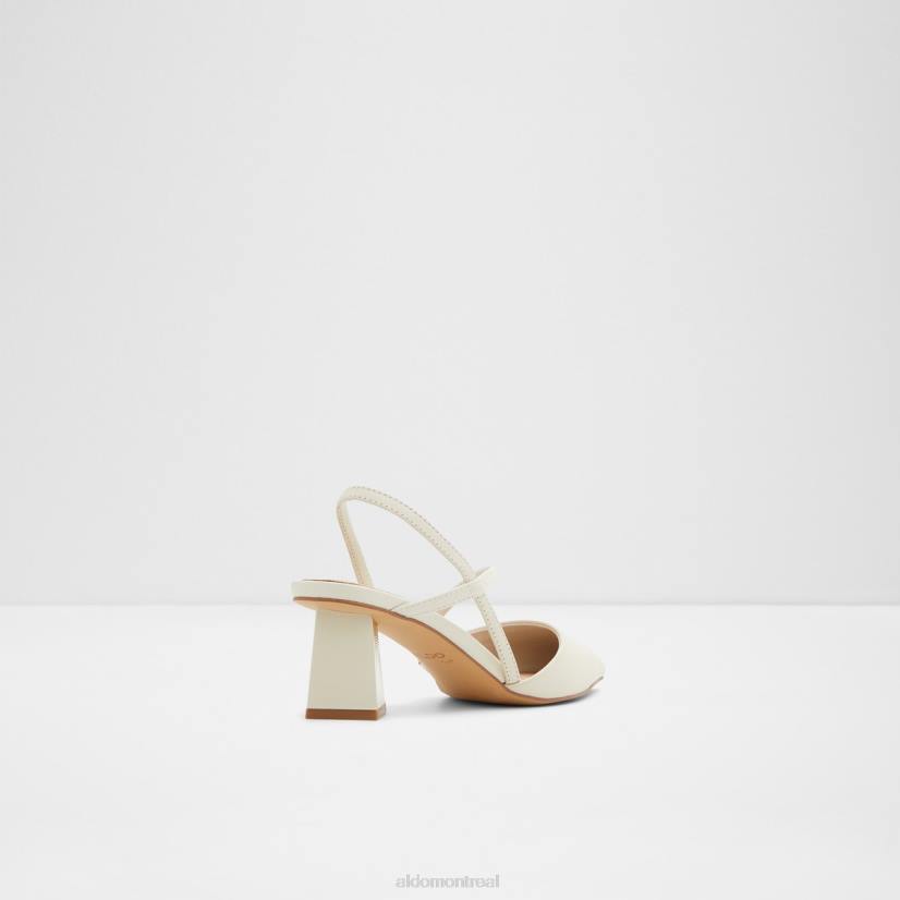 Aldo footwear sale VD8R3245 Aldo mode suzette blanche bride arrière talon haut