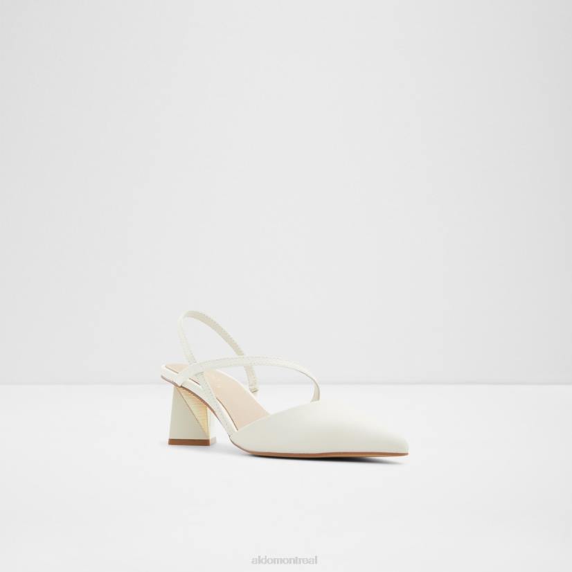 Aldo footwear sale VD8R3245 Aldo mode suzette blanche bride arrière talon haut
