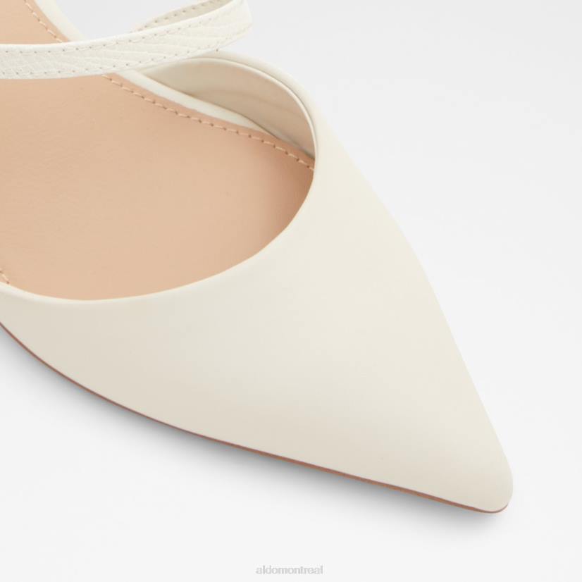 Aldo footwear sale VD8R3245 Aldo mode suzette blanche bride arrière talon haut