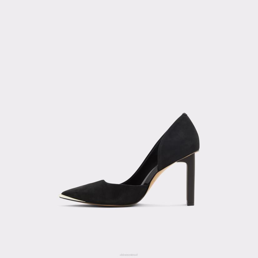 Aldo footwear sale VD8R3425 Aldo escarpin koilla cuir noir daim mode
