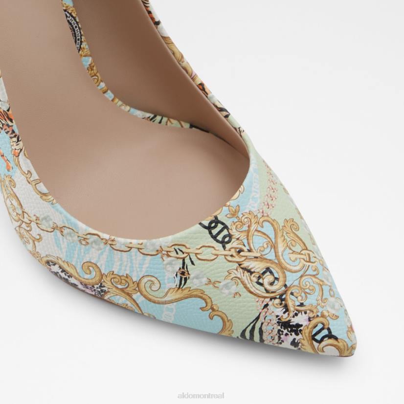 Aldo footwear sale VD8R3560 Aldo escarpin multi stessy pastel talon aiguille mode