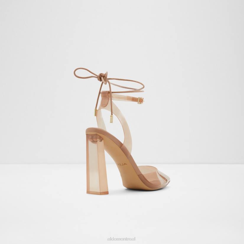 Aldo footwear sale VD8R3690 Aldo Chaussure à talons carrés et à lanières tilah beige moyen, mode