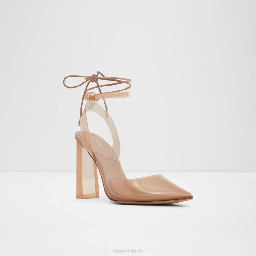 Aldo footwear sale VD8R3690 Aldo Chaussure à talons carrés et à lanières tilah beige moyen, mode