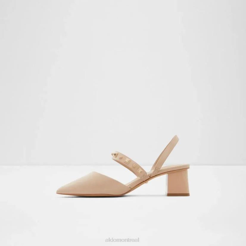 Aldo footwear sale VD8R5180 Aldo Fashion Bone Jennenaldar pour femme avec bride arrière et talon bloc