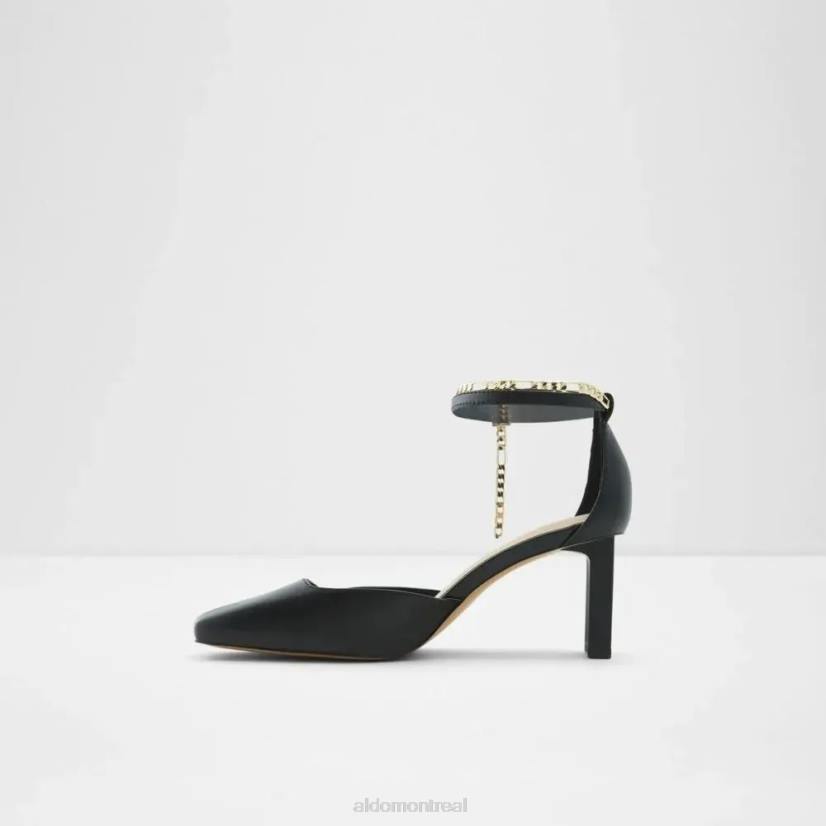 Aldo footwear sale VD8R5185 Aldo softie sandale femme bout pointu talon moyen mode noir