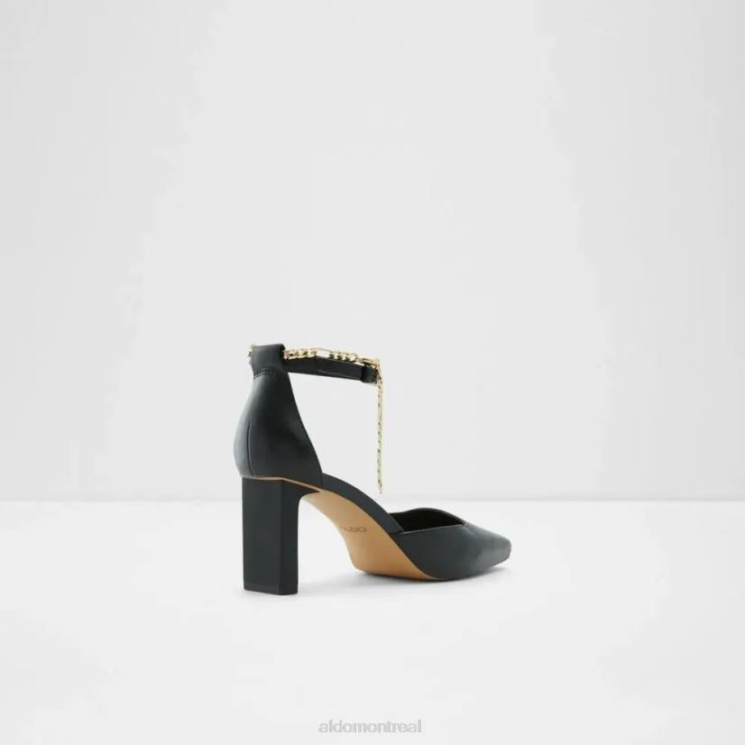 Aldo footwear sale VD8R5185 Aldo softie sandale femme bout pointu talon moyen mode noir