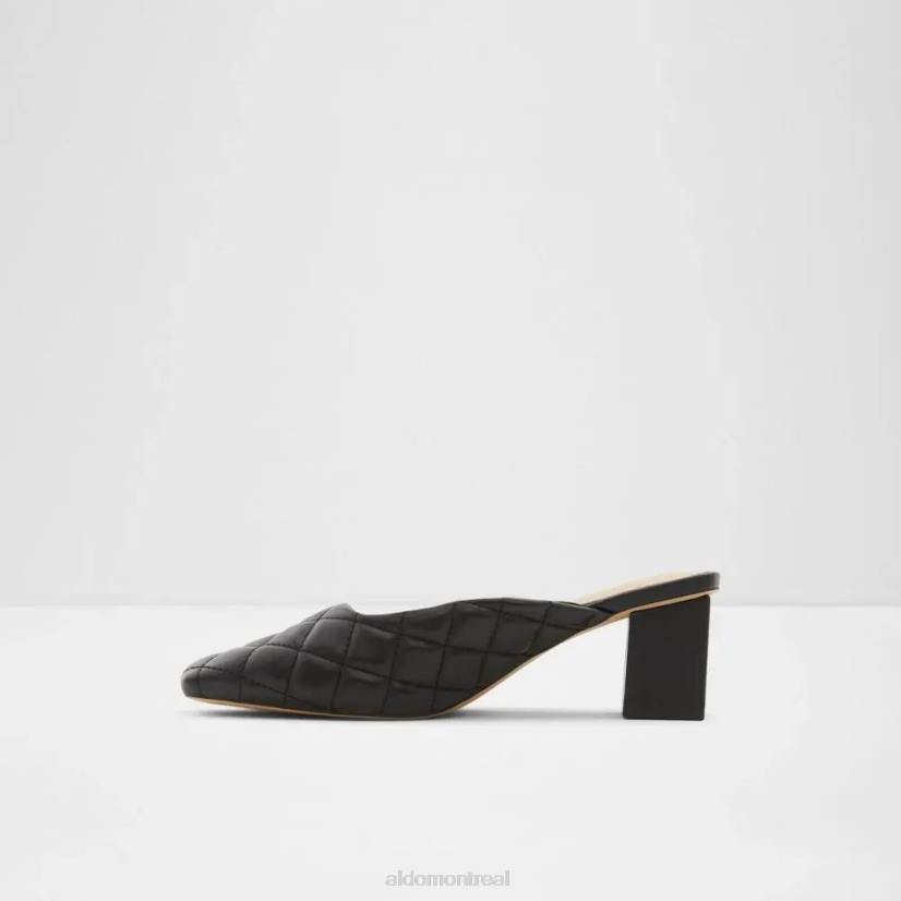 Aldo footwear sale VD8R5190 Aldo mules noires à talon bloc et bout carré Drenna pour femmes