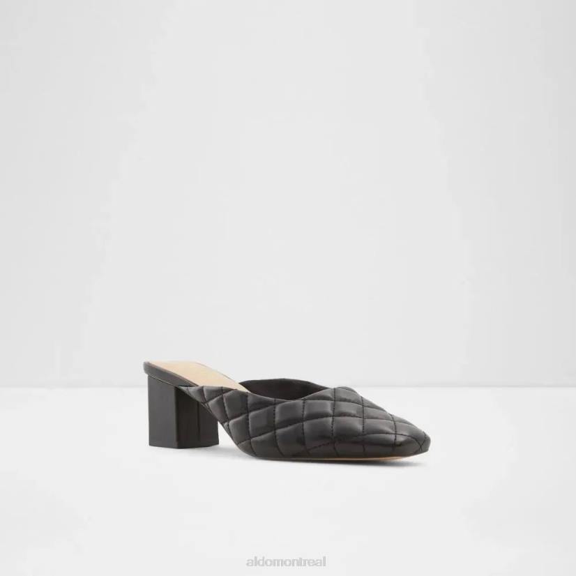 Aldo footwear sale VD8R5190 Aldo mules noires à talon bloc et bout carré Drenna pour femmes