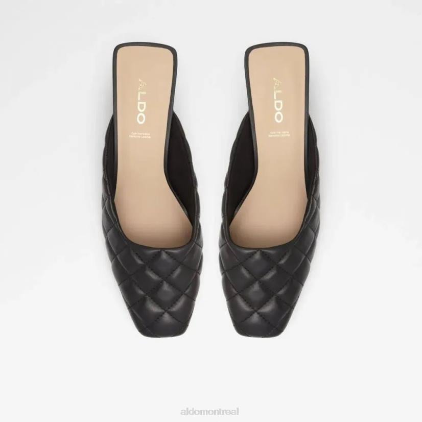 Aldo footwear sale VD8R5190 Aldo mules noires à talon bloc et bout carré Drenna pour femmes
