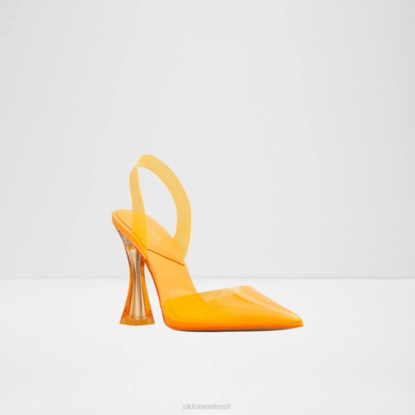Aldo footwear sale VD8R9210 Aldo solanti sling back talon haut mode orange vif