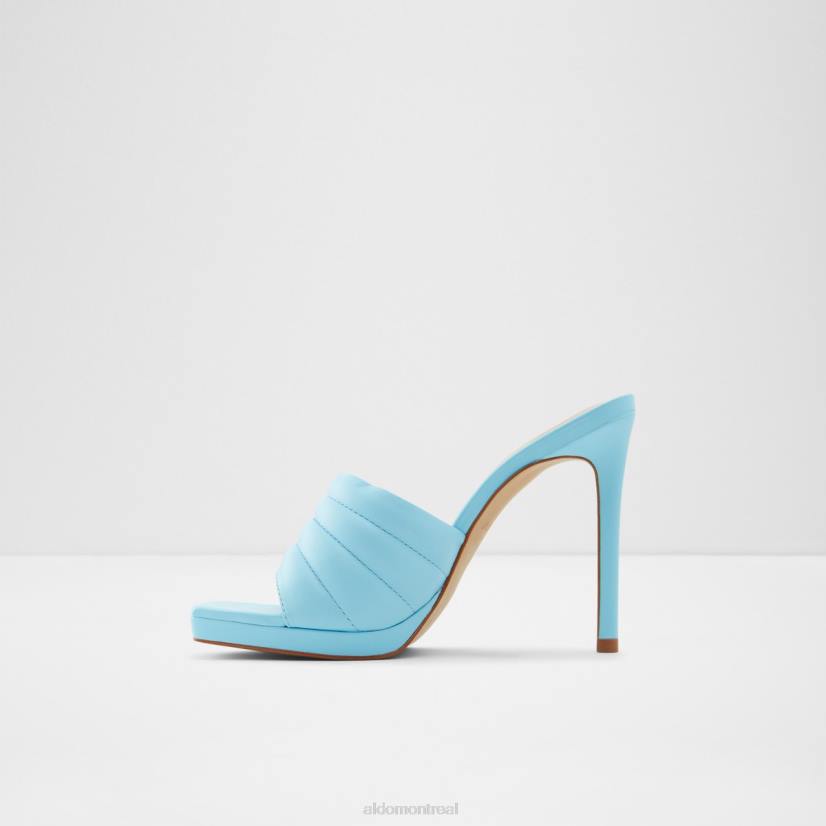 Aldo footwear sale VD8R9605 Aldo mule à talons Gennia bleu vif, plateforme à talons aiguilles