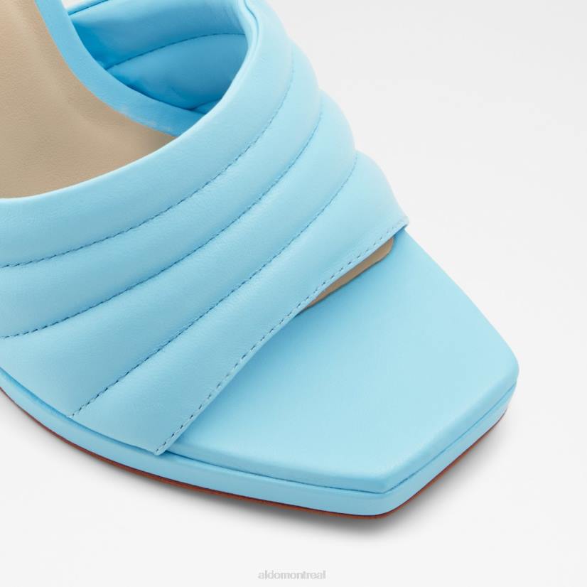 Aldo footwear sale VD8R9605 Aldo mule à talons Gennia bleu vif, plateforme à talons aiguilles