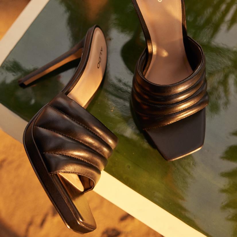 Aldo france VD8R3491 Aldo mule à talon gennia plateforme aiguille mode noir