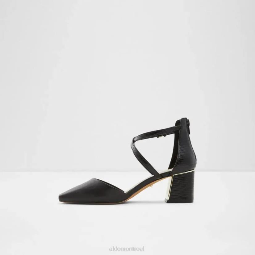 Aldo france chaussures homme VD8R5158 Aldo chaussure à talons avec bride à la cheville pour femme grarwen fashion noire