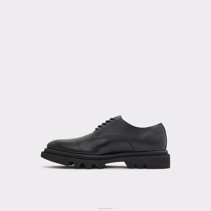 Aldo footwear VD8R10889 Aldo sergei oxford chaussure semelle crantée mode cuir noir granuleux nouveauté