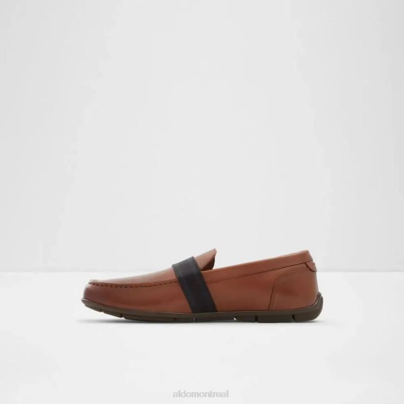 Aldo footwear VD8R6394 Aldo mocassins à enfiler à bout rond pour hommes menarwen cognac