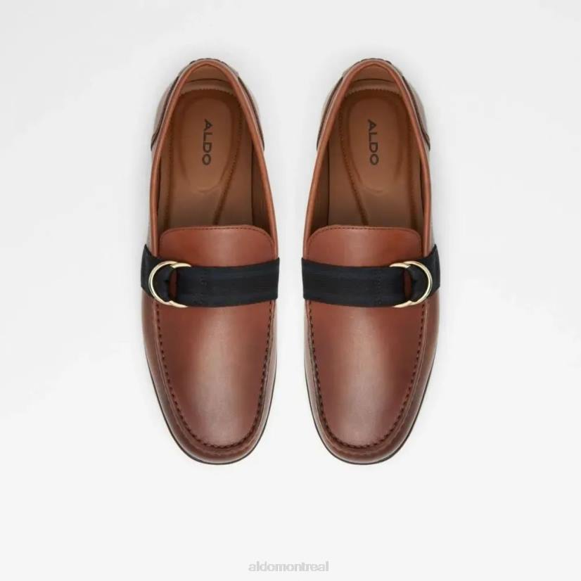 Aldo footwear VD8R6394 Aldo mocassins à enfiler à bout rond pour hommes menarwen cognac