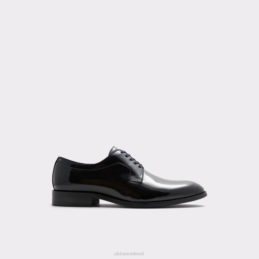 Aldo footwear sale VD8R10885 Aldo chaussure oxford derreck en cuir noir pailleté à la mode, nouvelle collection