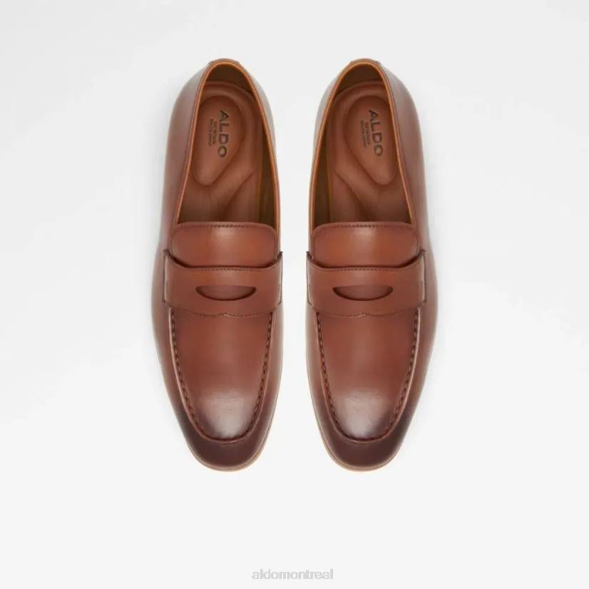 Aldo footwear sale VD8R6400 Aldo cognac fashion byron mocassins à enfiler pour hommes à bout en amande