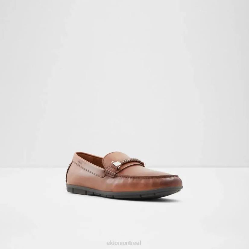 Aldo footwear sale VD8R6425 Aldo mocassins à enfiler pour hommes zirnuflex cognac fashion