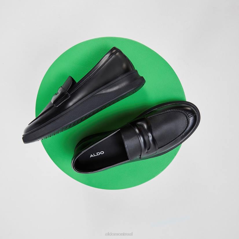 Aldo footwear sale VD8R8755 Aldo mocassin monolithe noir mode