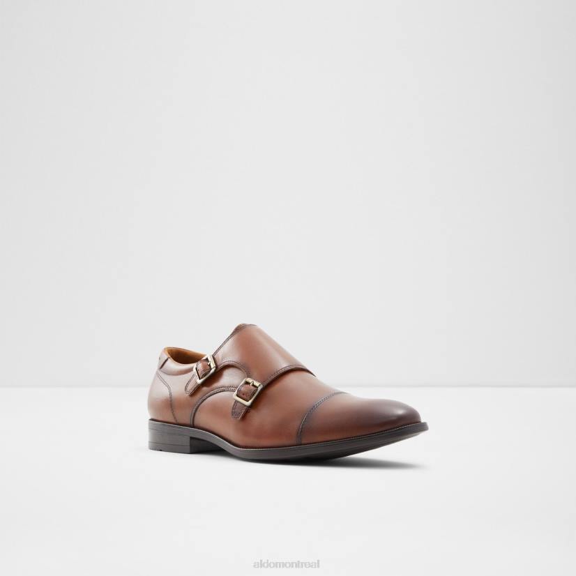 Aldo france VD8R4486 Aldo mocassins à sangle de moine holtlanflex cognac fashion
