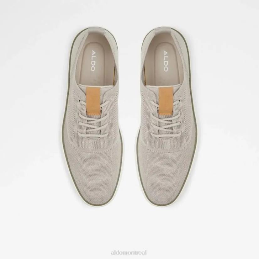 Aldo france VD8R5586 Aldo chaussures décontractées à lacets pour hommes bruge gris clair