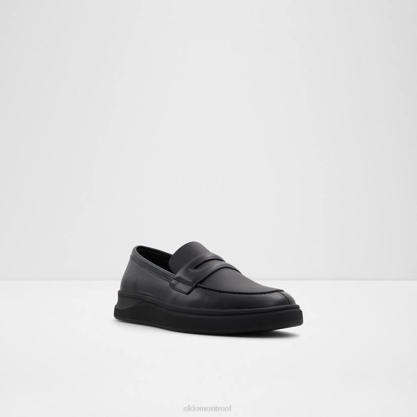 Aldo france chaussures homme VD8R4598 Aldo mocassin monolithe noir à semelle coupe
