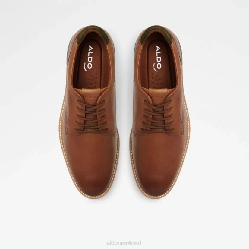 Aldo france chaussures homme VD8R5583 Aldo rakersgrip chaussures décontractées à lacets pour hommes mode cognac