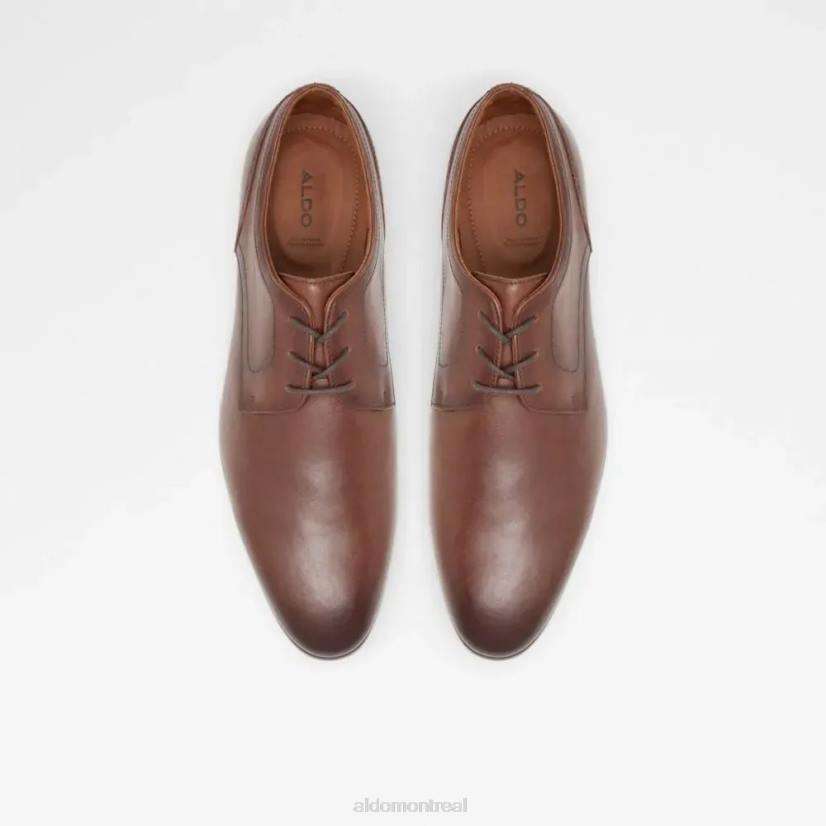 Aldo france chaussures homme VD8R6388 Aldo derby à lacets pour hommes delfordflex marron clair
