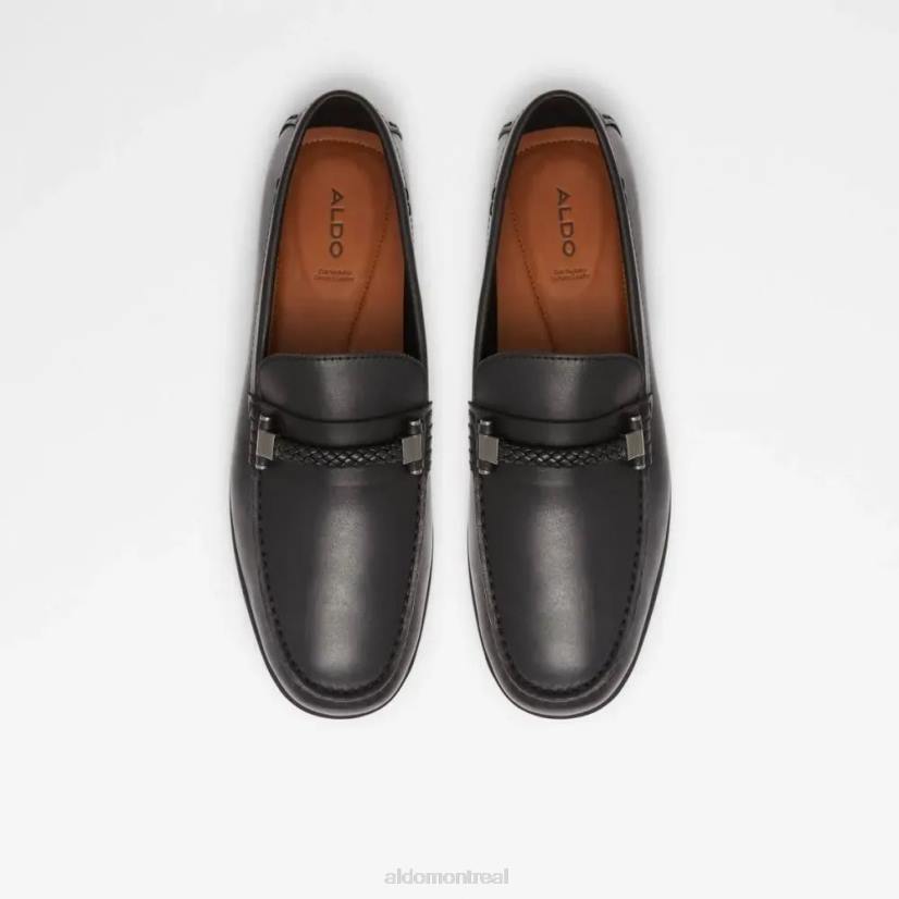 Aldo france chaussures homme VD8R6403 Aldo mocassins à enfiler pour hommes fashion zirnuflex noir