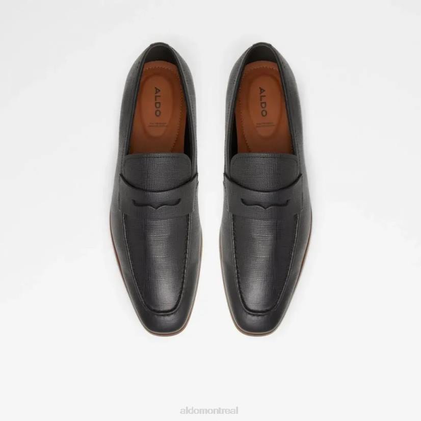 Aldo france chaussures homme VD8R6423 Aldo mocassins penny pour hommes kooperflex noirs à la mode