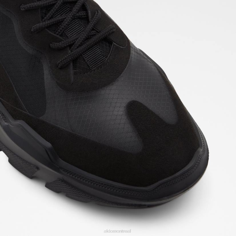 Aldo footwear VD8R11059 Aldo sneaker basse à semelle rapide noire à la mode, semelle de jogging