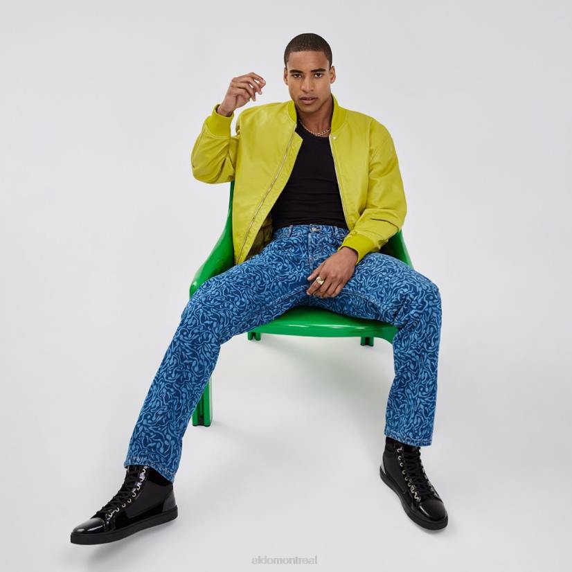 Aldo footwear sale VD8R10805 Aldo Baskets montantes popstar en velours synthétique noir à la mode, semelle de coupe