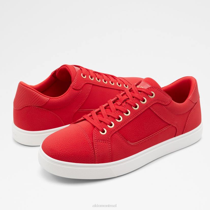Aldo footwear sale VD8R10945 Aldo sneaker montante popstep rouge vif à la mode, semelle de coupe
