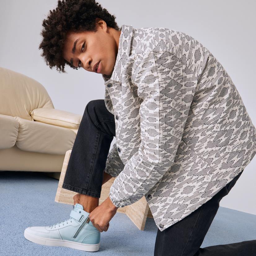 Aldo footwear sale VD8R10985 Aldo baskets montantes bleues sethen à la mode