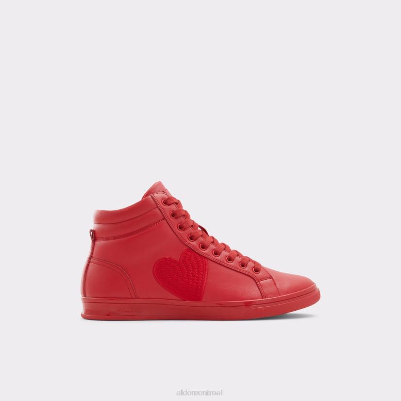 Aldo footwear sale VD8R11150 Aldo cupido sneaker montante rouge mode