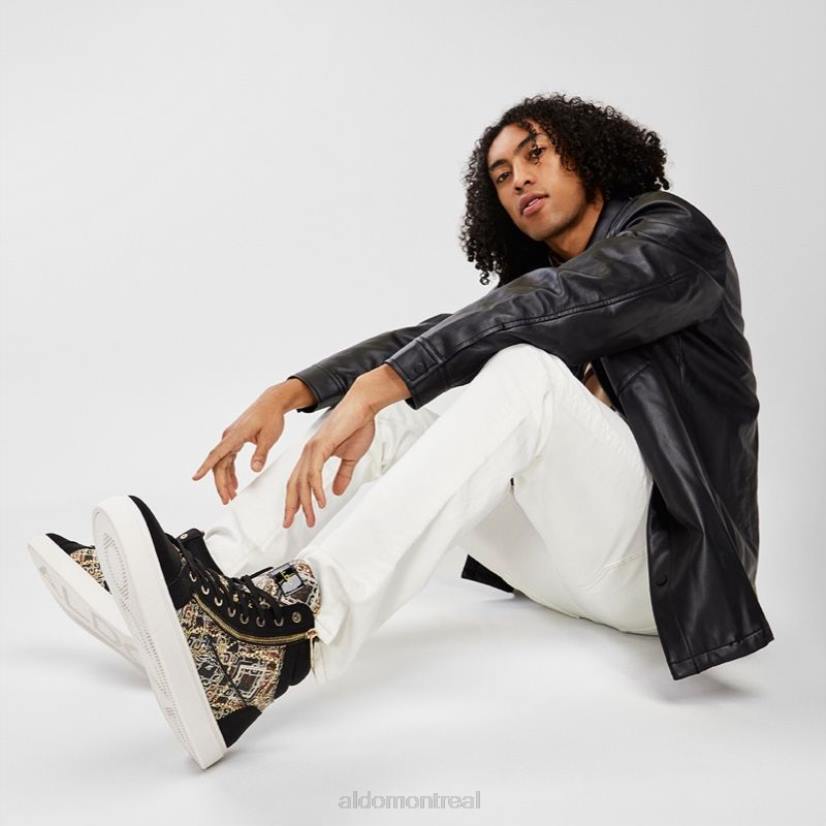 Aldo footwear sale VD8R1805 Aldo popstar à imprimé synthétique noir à la mode