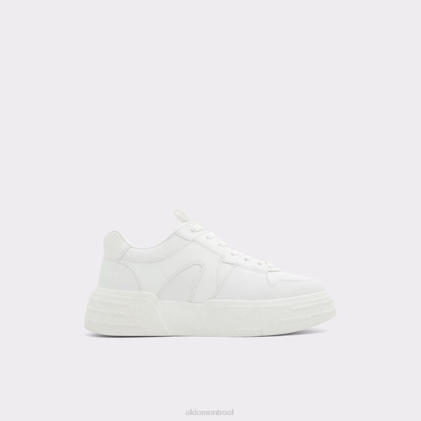 Aldo france VD8R4431 Aldo sneaker basse Zeus blanche à la mode, semelle crantée