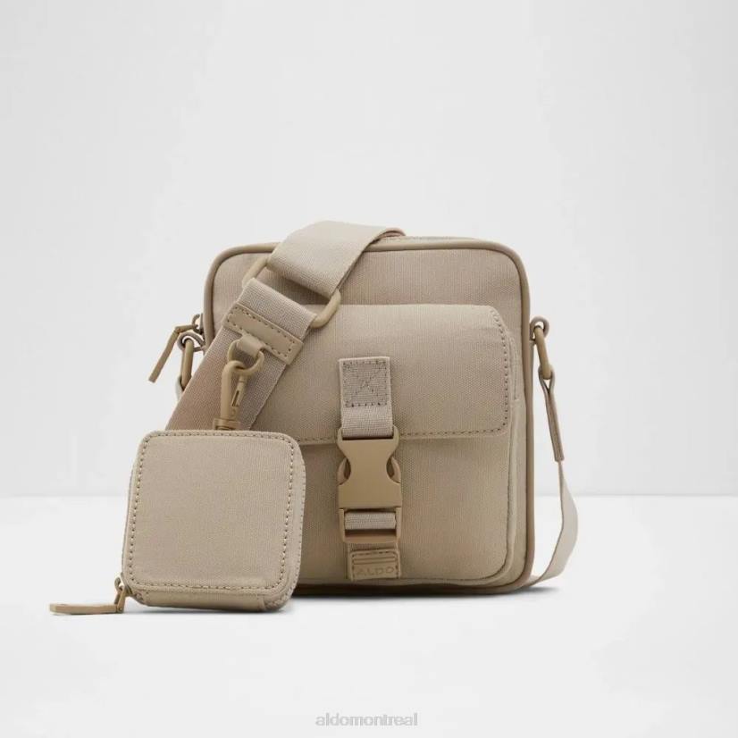 Aldo france VD8R6361 Aldo Sac à main à bandoulière pour homme, mode, beige moyen, basal
