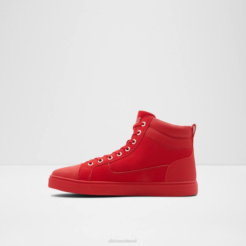 Aldo france chaussures homme VD8R10803 Aldo mode popstar rouge vif sneaker haut de gamme semelle de coupe