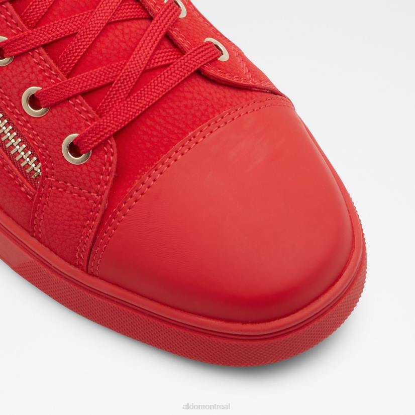 Aldo france chaussures homme VD8R10803 Aldo mode popstar rouge vif sneaker haut de gamme semelle de coupe