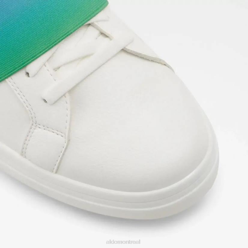 Aldo france chaussures homme VD8R6318 Aldo coppio baskets basses pour hommes mode blanc brillant