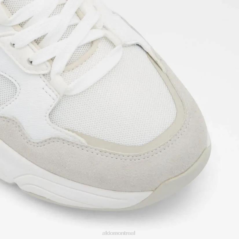 Aldo france chaussures homme VD8R6333 Aldo Luno baskets à lacets pour hommes mode blanc